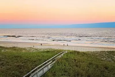 carolina beach sunset